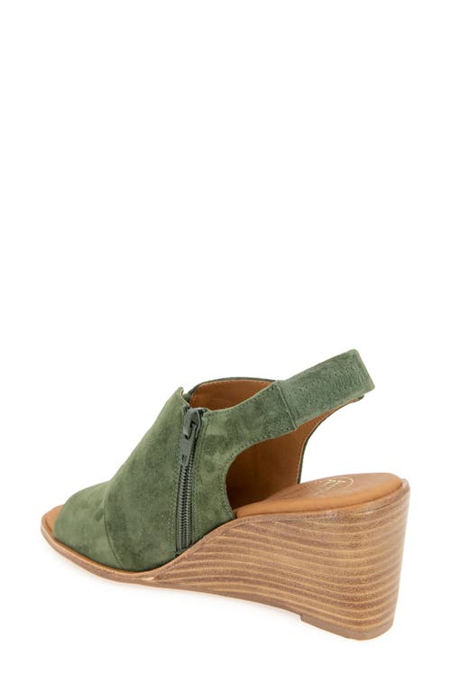 Shop Andre Assous André Assous Belinda Ankle Strap Sandal In Forest Green