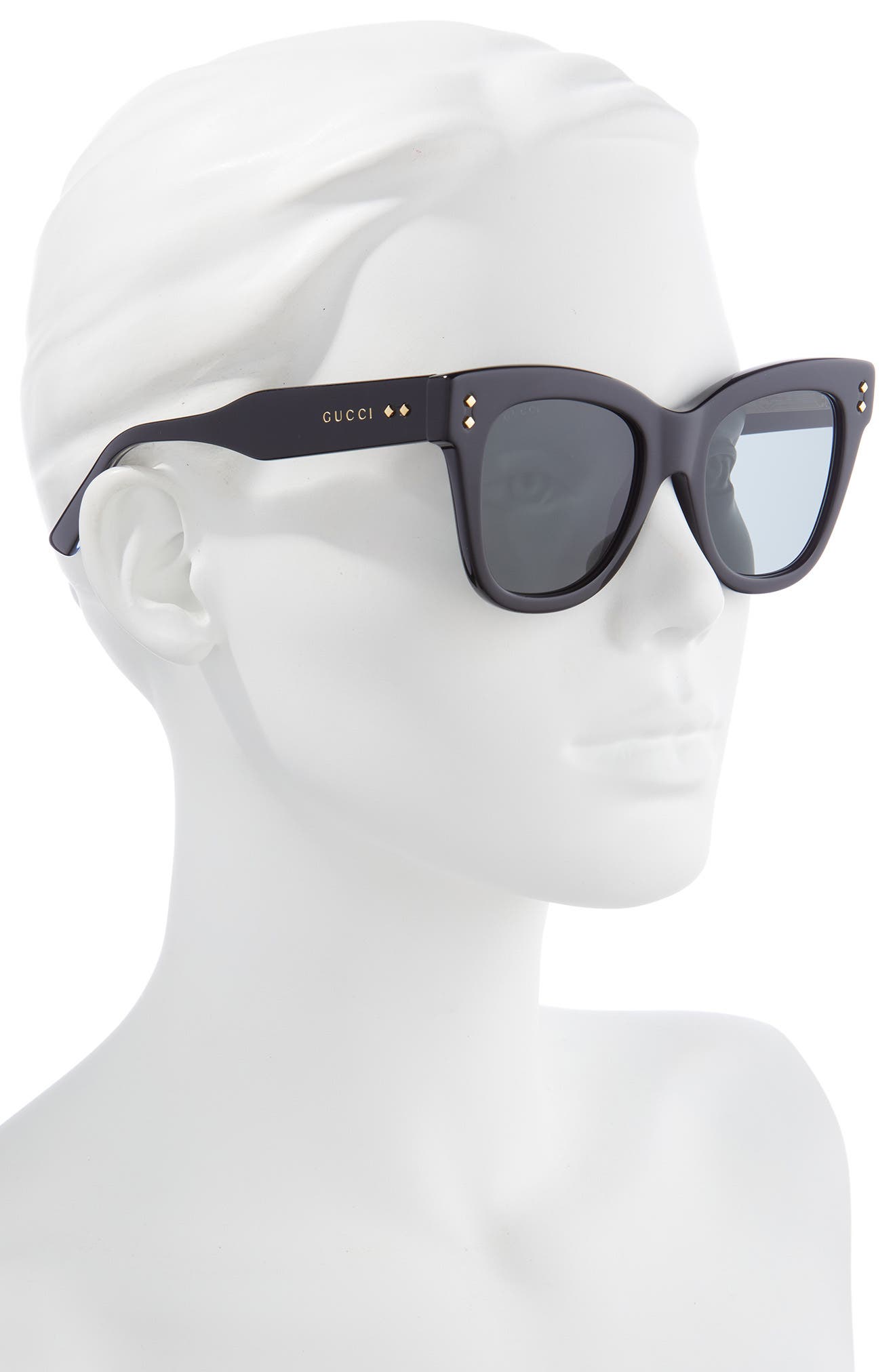 gucci 52mm square sunglasses