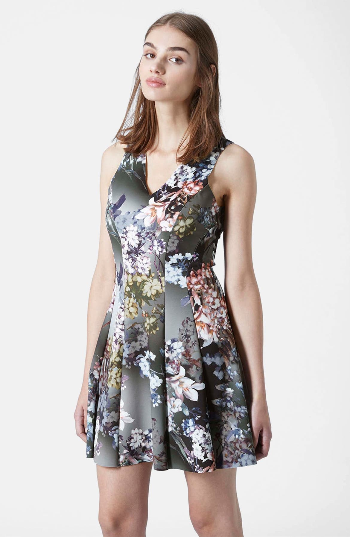 Topshop Floral Print Dress Nordstrom topshop-floral-print-dress-nordstrom