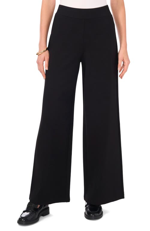 Shop Vince Camuto Wide Leg Pull-on Pants In Rich Black