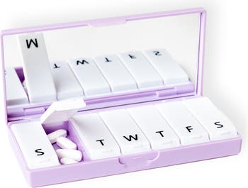 Designer Polished Chrome 2 Compartment Pill Box – Bewild