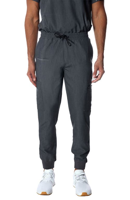 Shop Members Only London Jogger Scrub Pants In Graphite