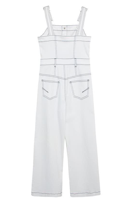 Shop Habitual ' Henley Wide Leg Jumpsuit In White