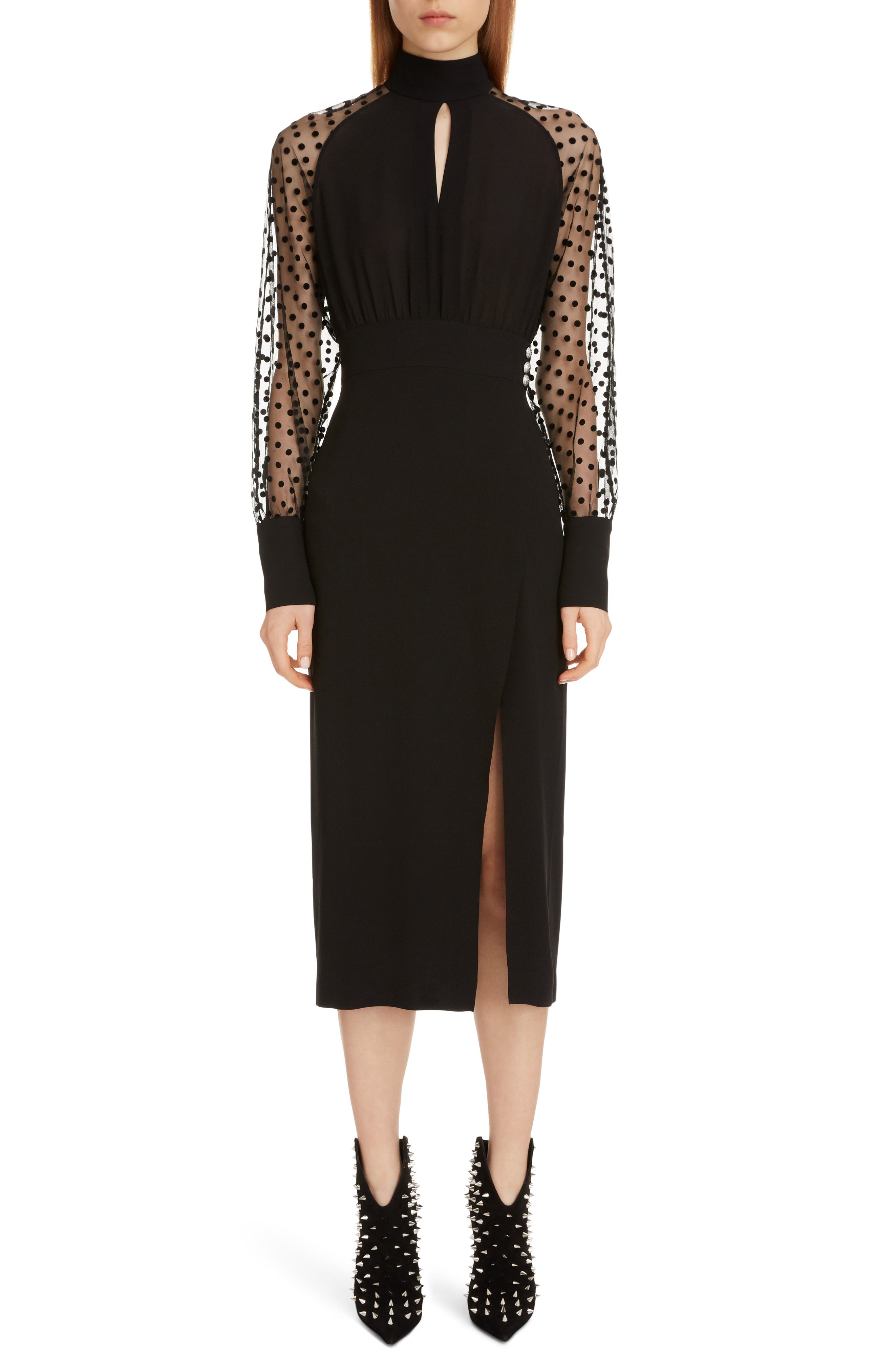 balmain midi dress