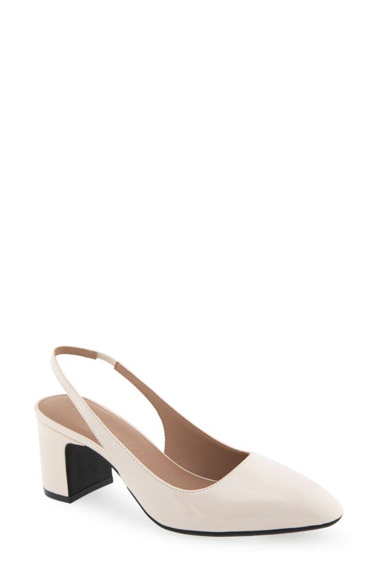 Shop Aerosoles Mags Slingback Pump In Eggnog Patent Pu