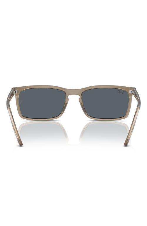 Ray Ban Ray-ban 59mm Rectangular Sunglasses In Blue/brown