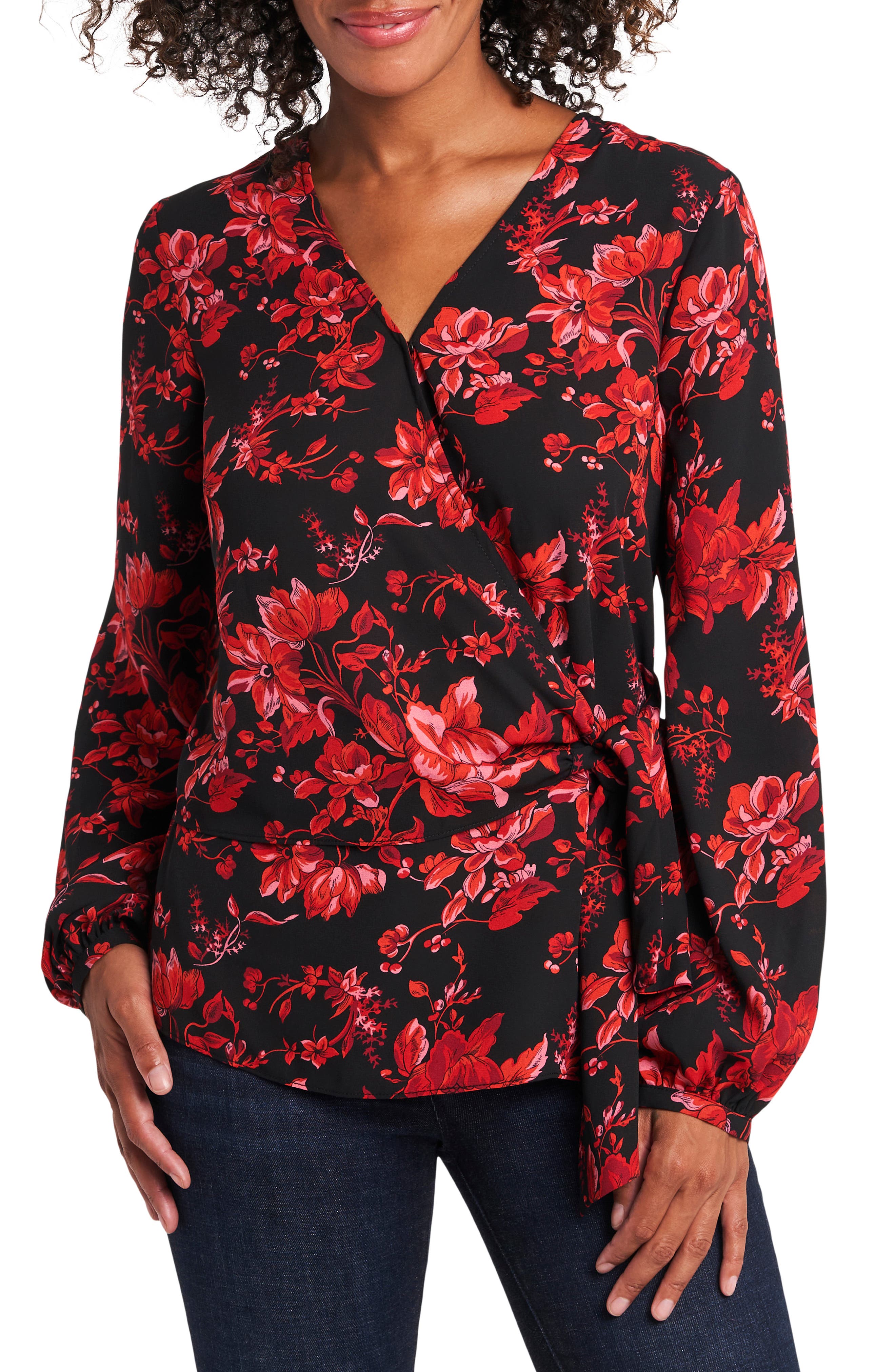 vince camuto long sleeve tops