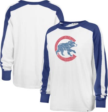 47 Brand / Women's Detroit Lions White Long Sleeve Raglan T-Shirt