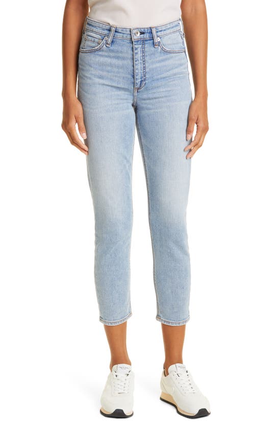 Rag & Bone Nina High Waist Ankle Cigarette Jeans In Lou1