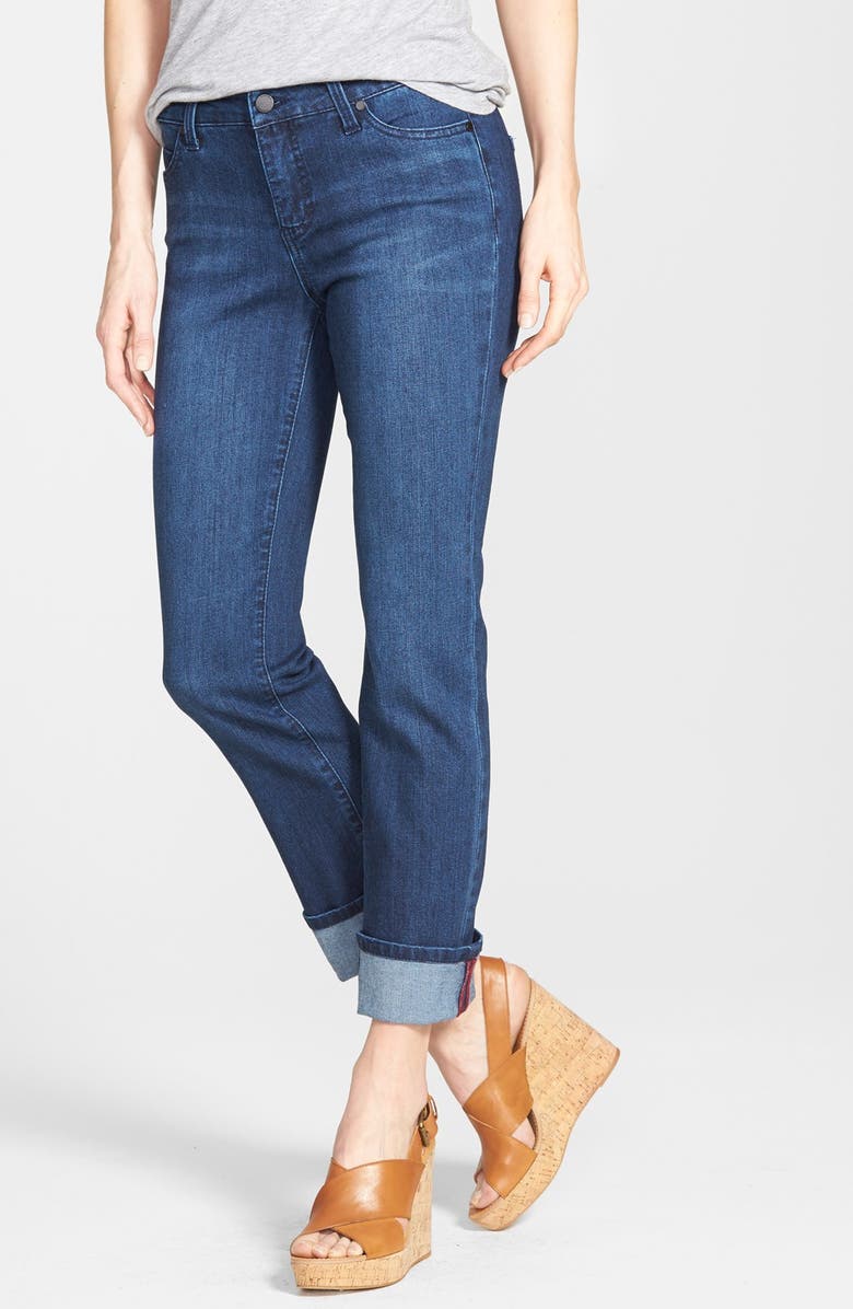 Liverpool Jeans Co. 'Astrid' Wide Cuff Crop Jeans | Nordstrom