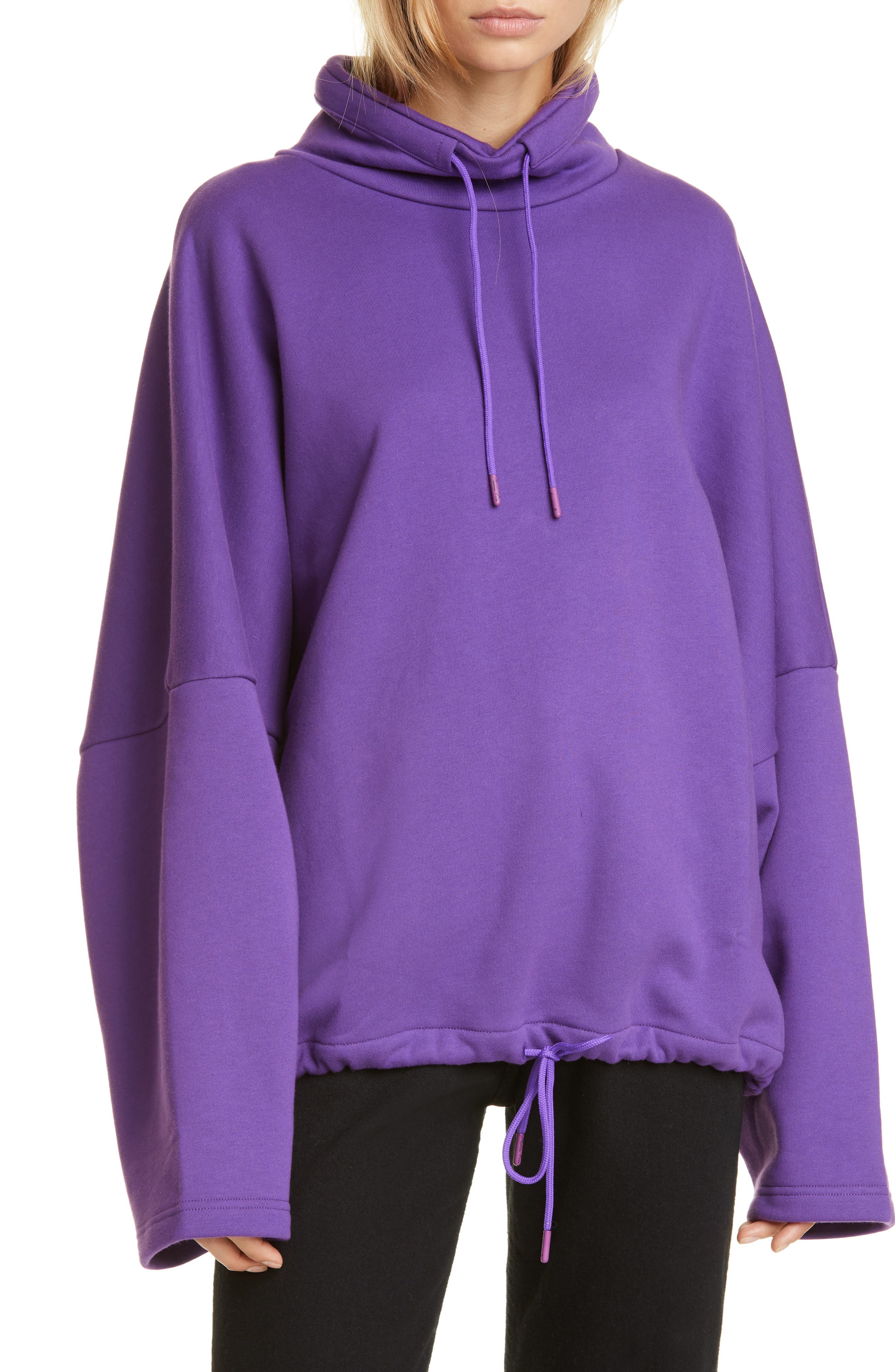 martine rose hoodie purple