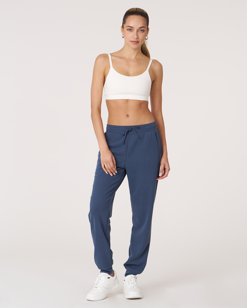 Shop Rebody Active Retreat Waffle Jogger 28.5" In Navy