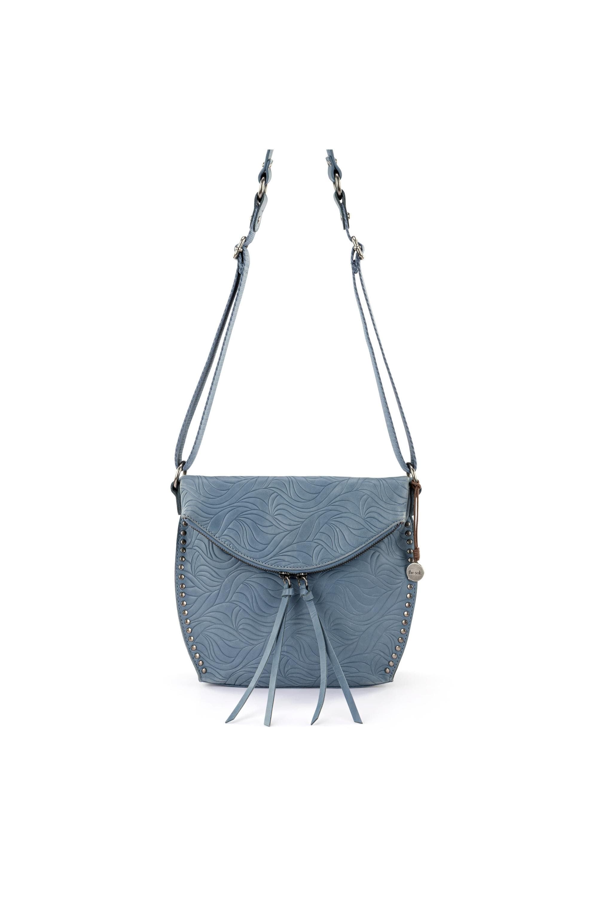 The Sak Silverlake Flap Crossbody In Blue