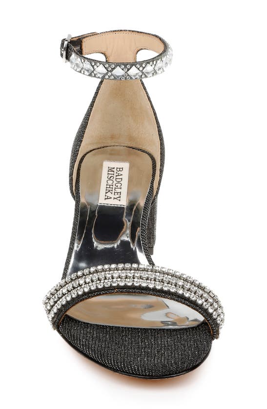 Badgley Mischka Block Heeled Sandal In Black