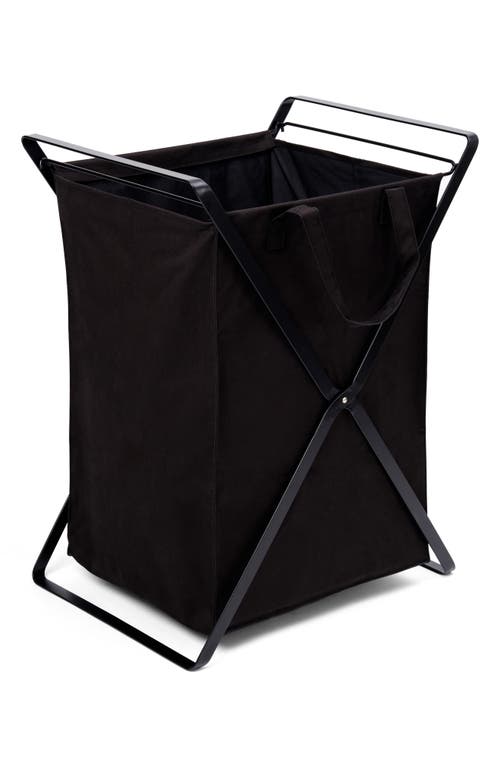 Yamazaki Laundry Hamper in Black 