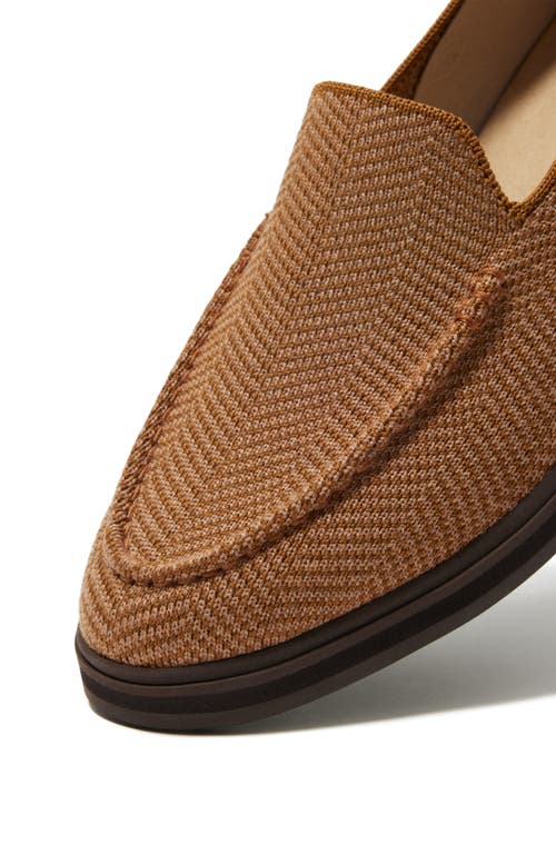 Rothys The Lug Loafer In Brown/neutral In Teak Herringbone