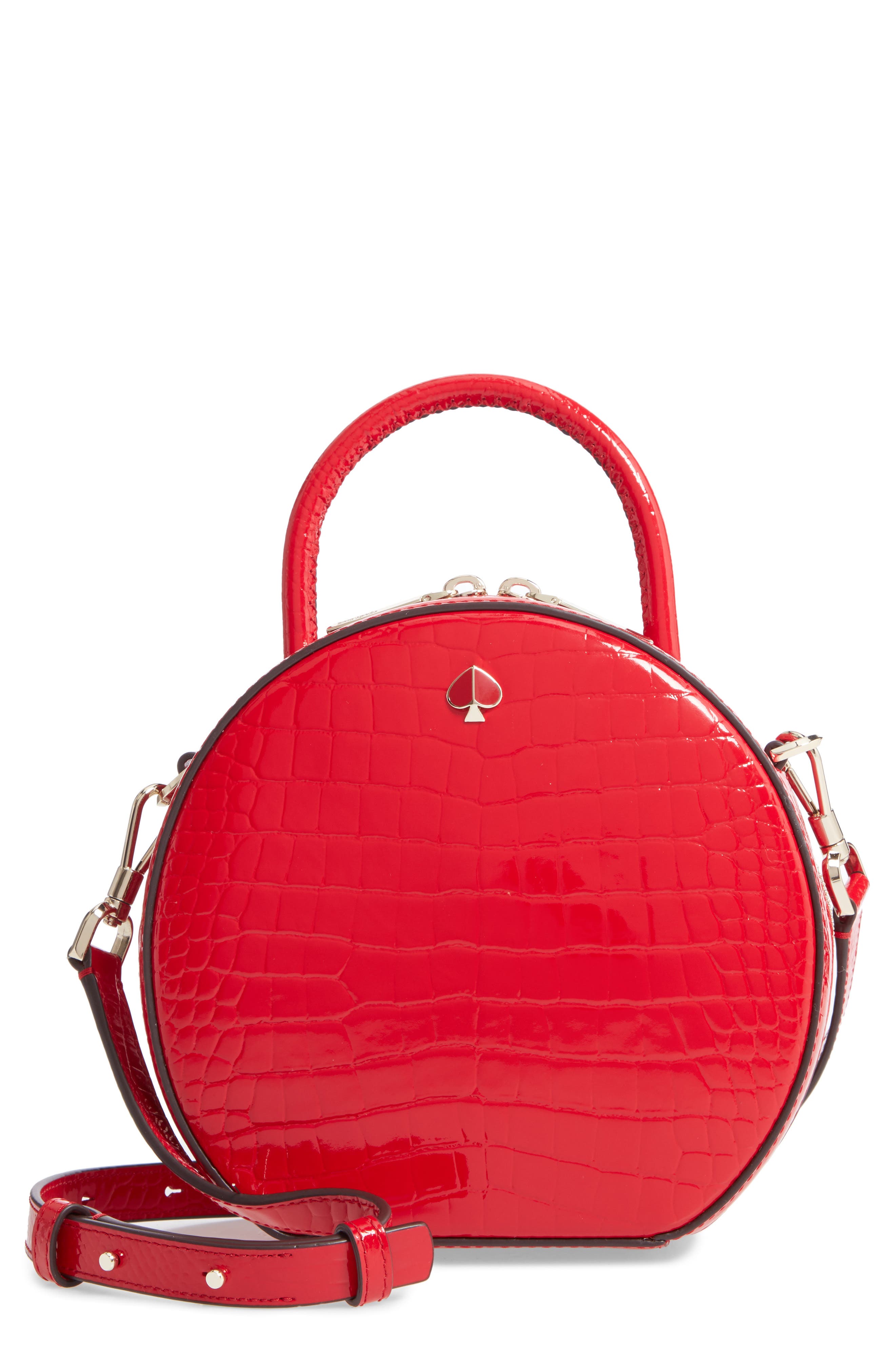 andi croc embossed canteen bag