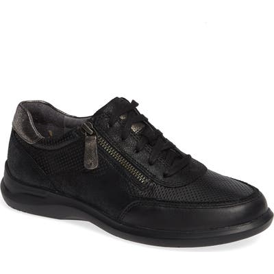 Aravon Power Comfort Tie Sneaker B - Black