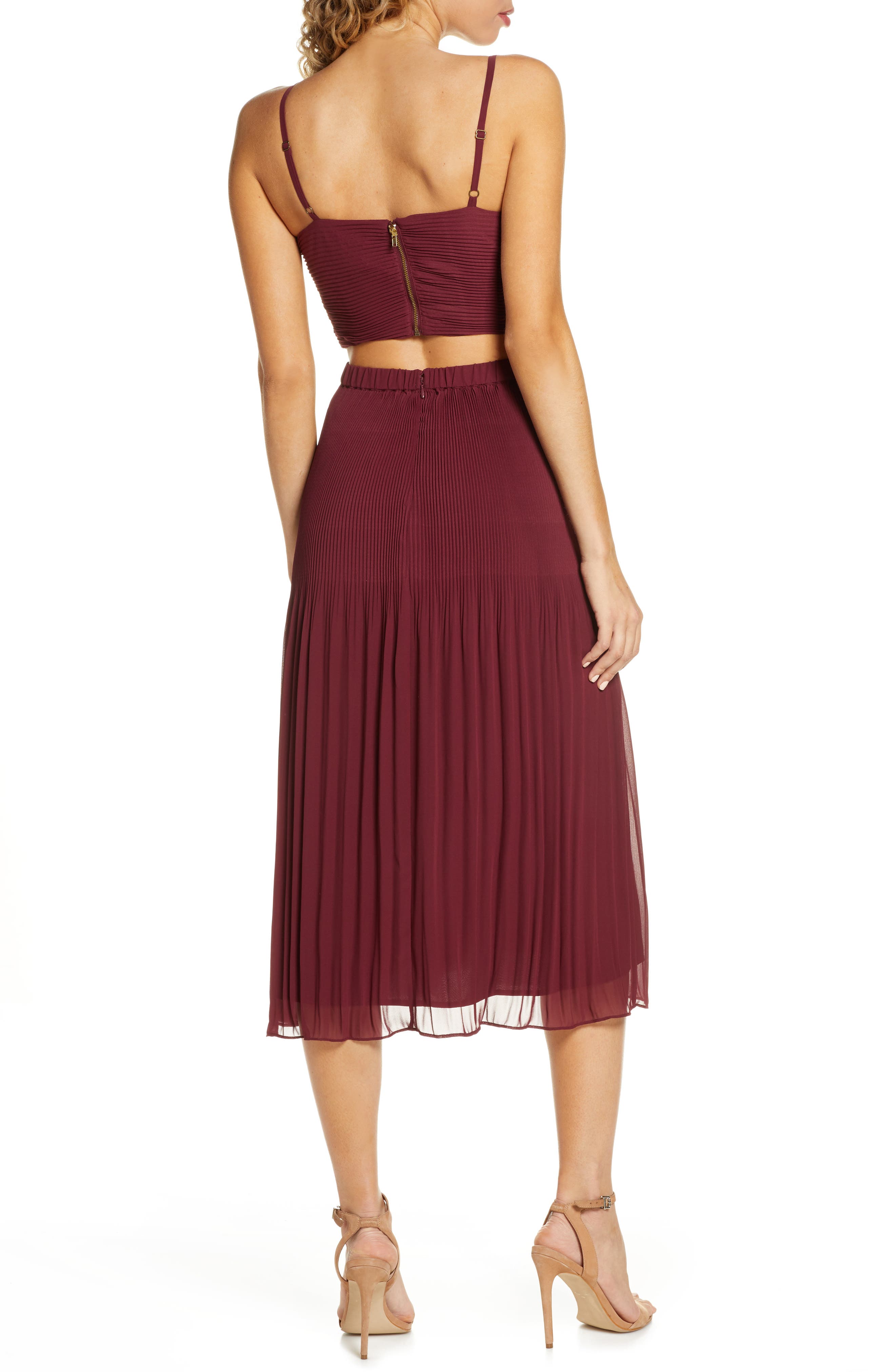 for the gram chiffon midi dress