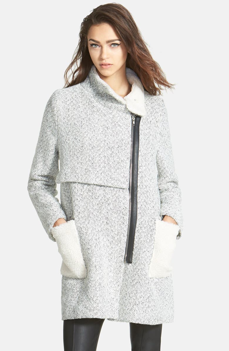 Glamorous Wool Blend Tweed Coat | Nordstrom