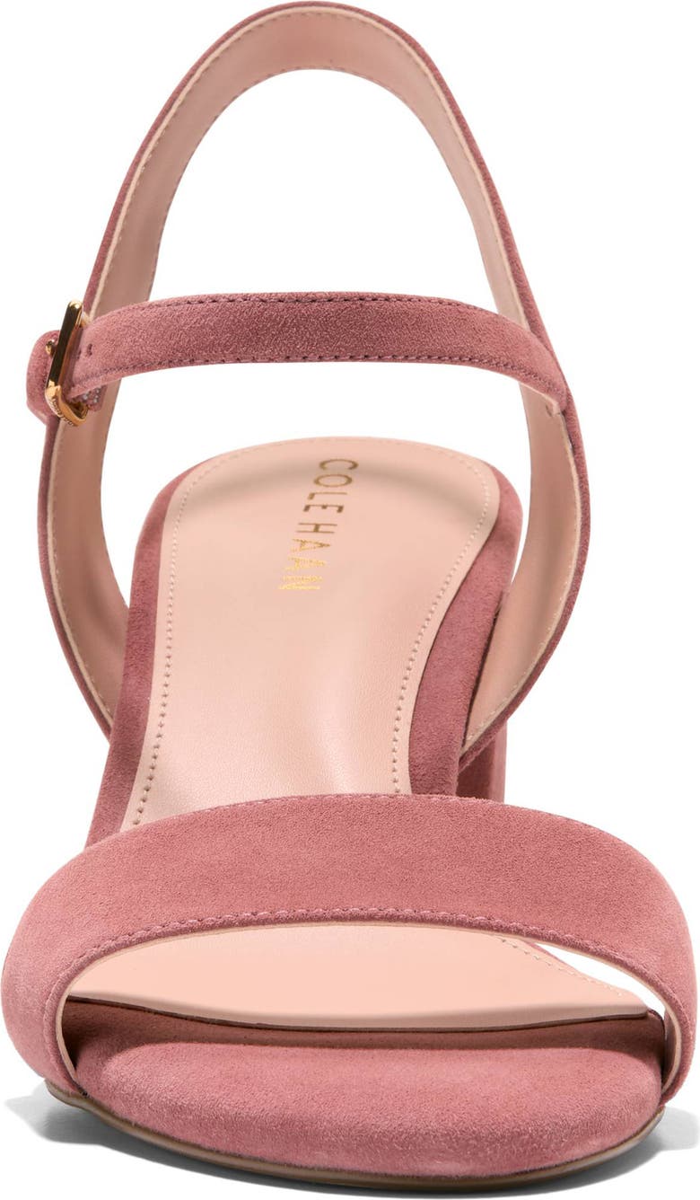 Cole Haan Sandali Donna Josie Con Tacco A Blocco 65 Mm – Cinturino Alla Caviglia – Velluto Colorato – Taglia 36 EU