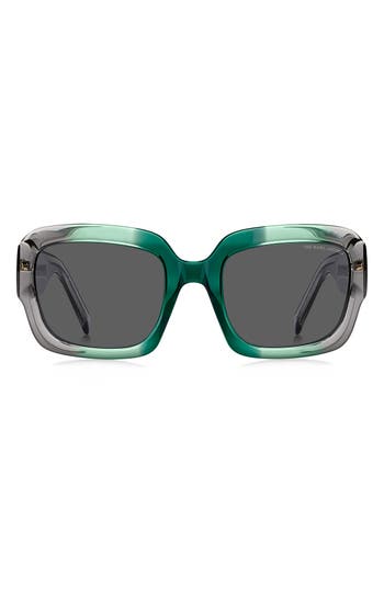 Marc Jacobs 59mm Square Sunglasses In Green Grey/grey Fuschia Ms