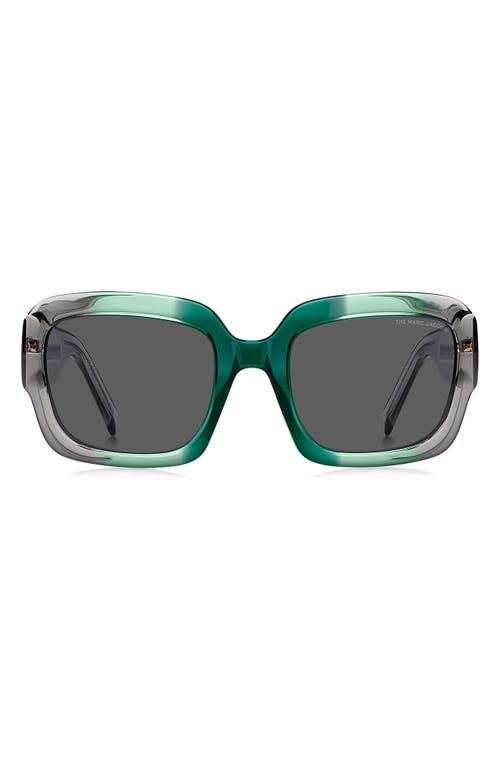 Marc Jacobs 59mm Square Sunglasses In Green Grey/grey Fuschia Ms
