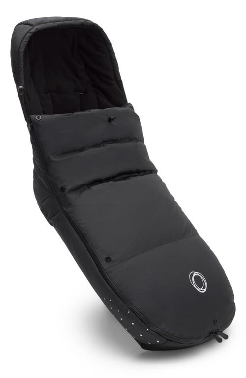 Bugaboo Water Repellent Down & Feather Stroller Footmuff in Midnight Black at Nordstrom