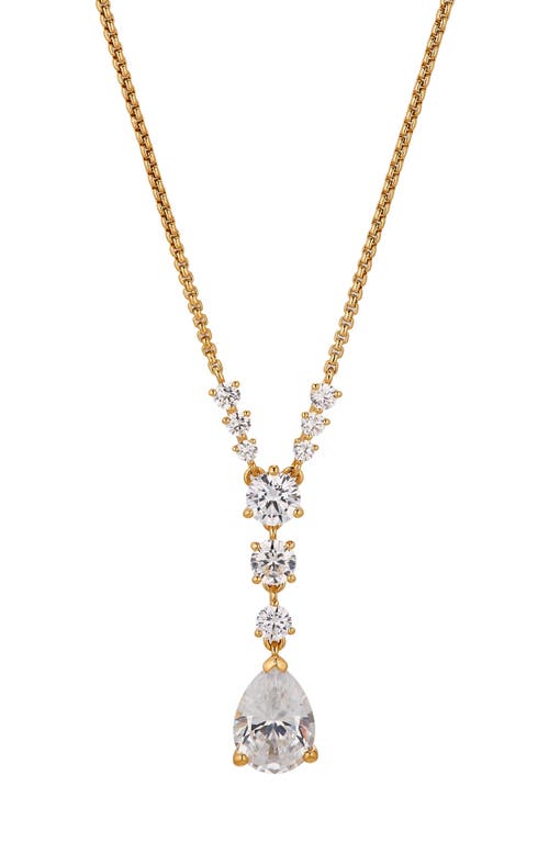 NADRI NADRI HALLE CUBIC ZIRCONIA Y-NECKLACE