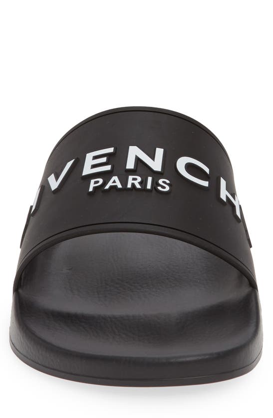 Shop Givenchy Slide Sandal In Black/black