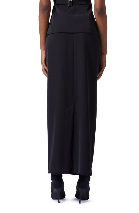 Shop French Connection Harrie Suiting Maxi Skirt In Blackout