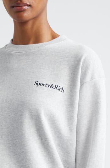 NWOT Sporty & Rich high quality - S.R.F.C. Print Cotton Sweatshirt Size M