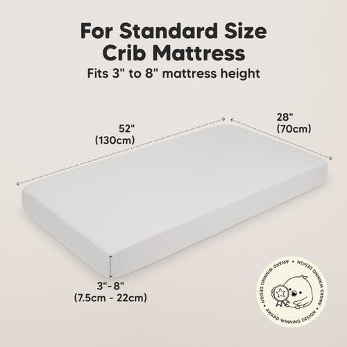 Keababies Isla Fitted Crib Sheets In French Gray