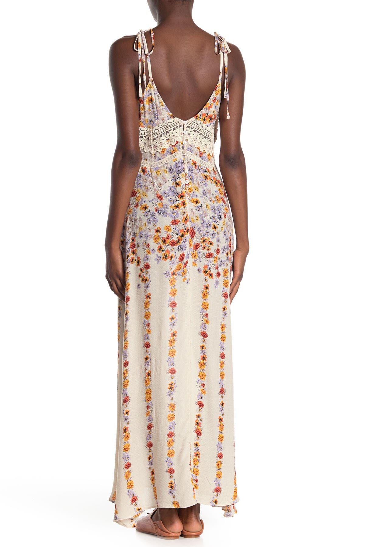 free people claire printed maxi