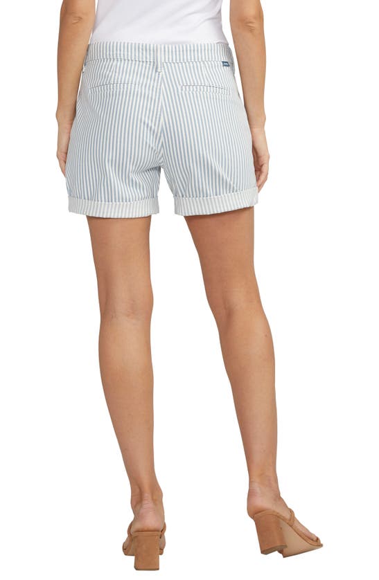 Shop Jag Jeans Jag Alex Stripe Shorts In Railroad Stripe