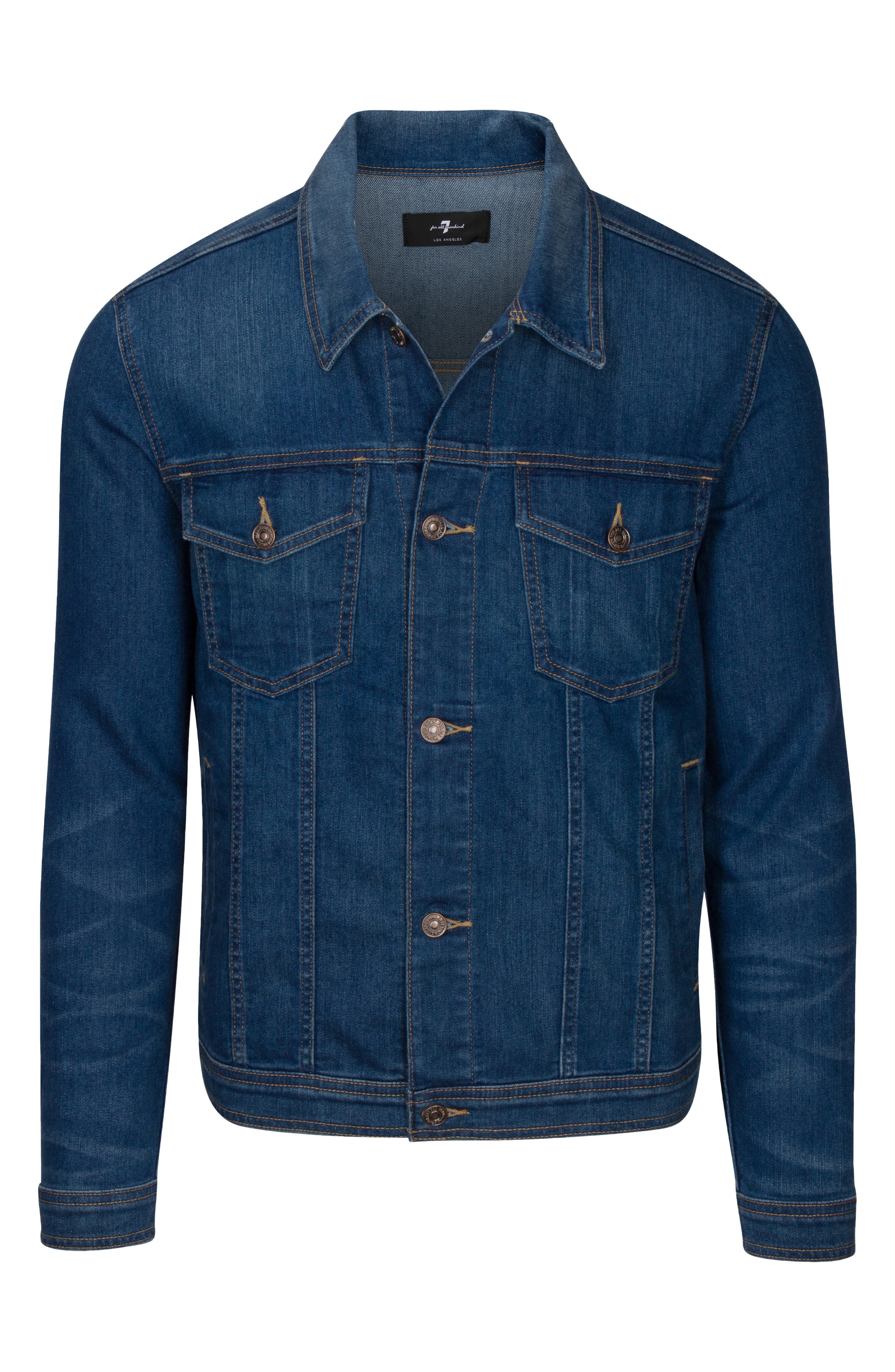 7 For All Mankind Stretch Denim Trucker 