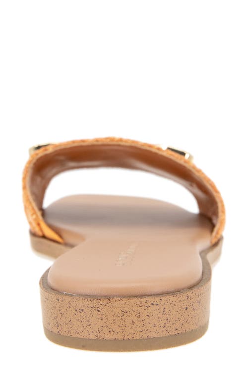 Bcbgeneration Lorma Horsebit Sandal In Burnt Orange