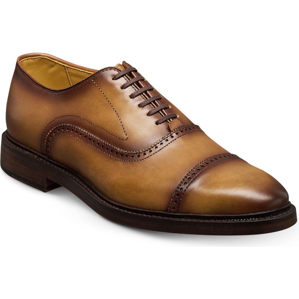 Allen Edmonds Murray Cap Toe Oxford In Walnut