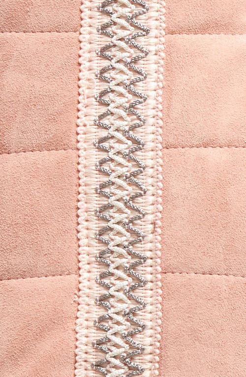 Ugg Tasman Suede Mittens In Apple Blossom