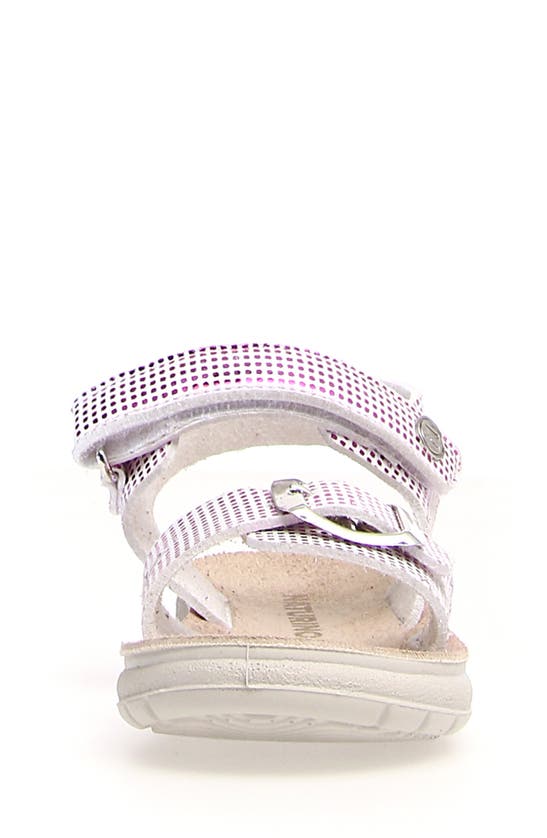 Shop Naturino Kimama Sandal In White-fuchsia