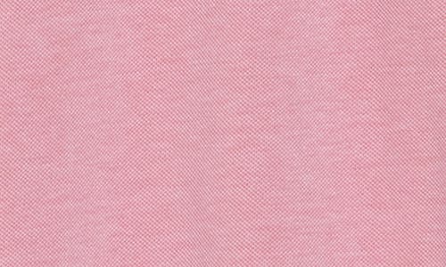 Original Penguin Tipped Cotton Contrast Collar Polo In Dusty Rose