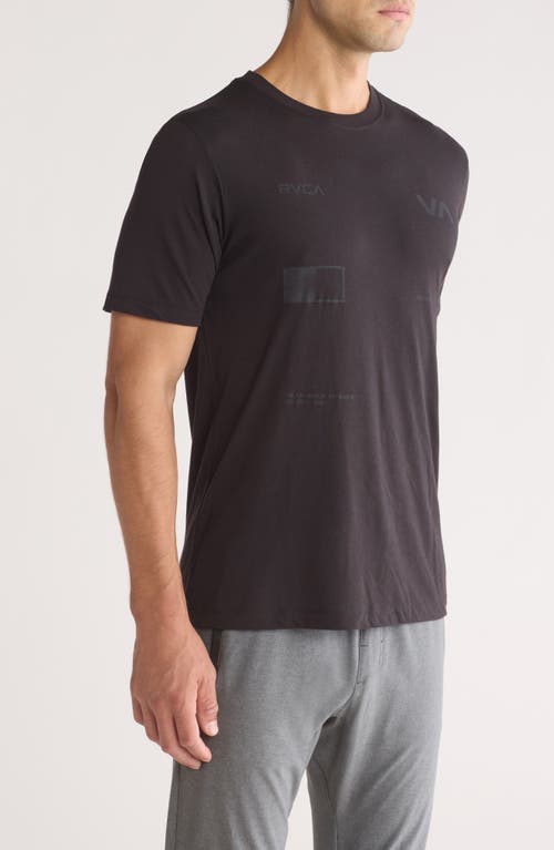 Shop Rvca Va Sport Radiate Performance Graphic T-shirt In Black