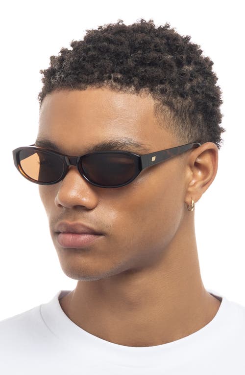 Shop Le Specs Don't Cha 56mm Oval Sunglasses In Tort