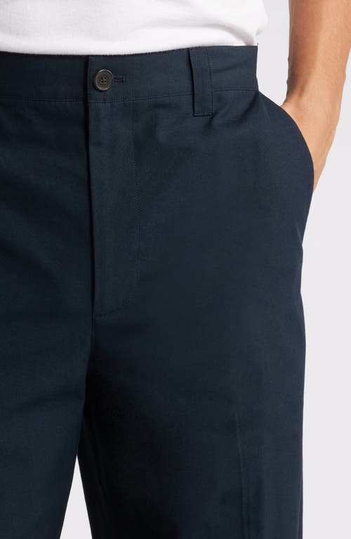 Frame Straight Leg Chinos In Dark Navy