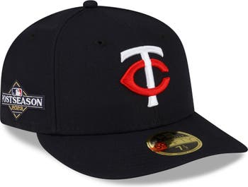 New Era Minnesota Twins Child/Youth Junior Team Classic 39THIRTY Stretch  Fit Navy Hat with Team Color Logo