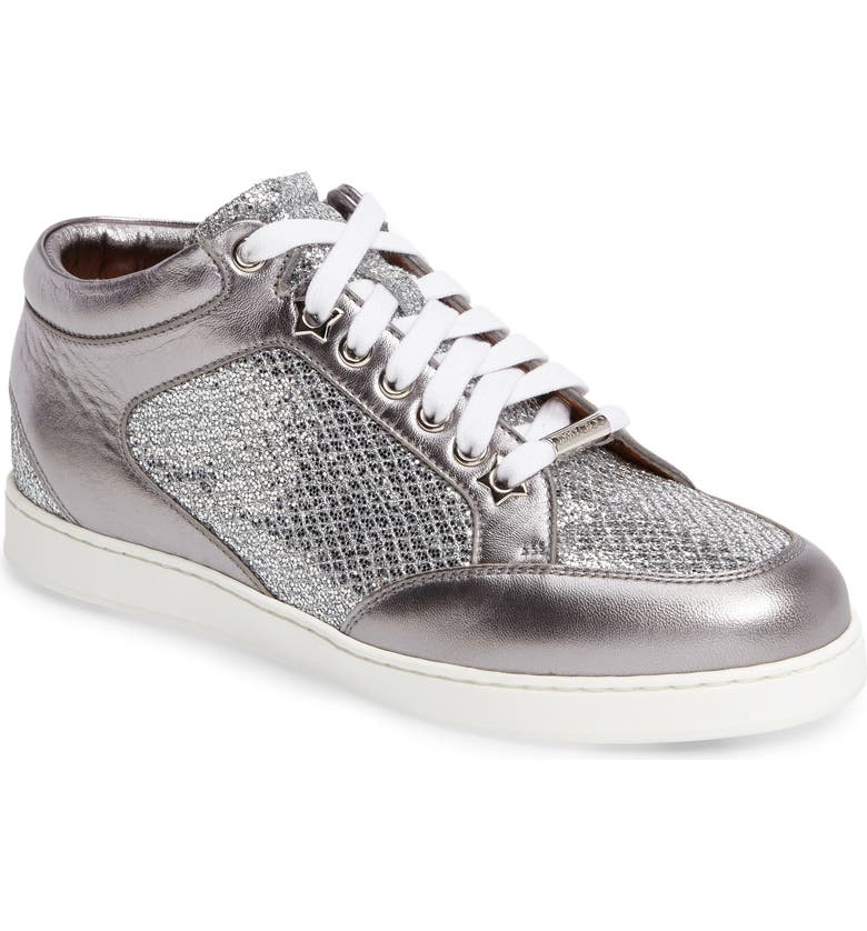 Jimmy Choo Miami Glitter Sneaker (Women) | Nordstrom