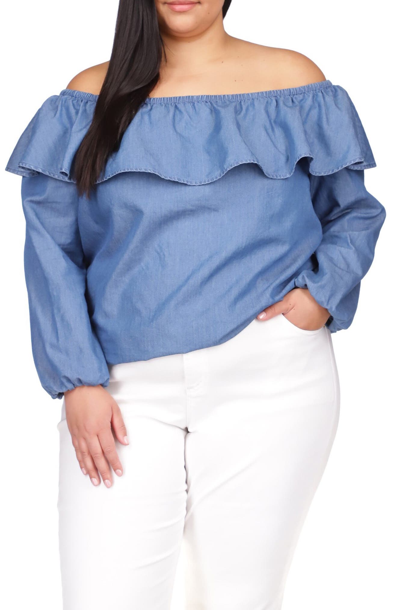 Michael Kors Off the Shoulder Top 