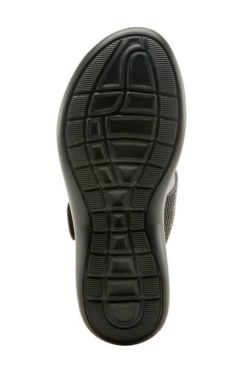 Flexus By Spring Step Bling Slide Sandal In Black