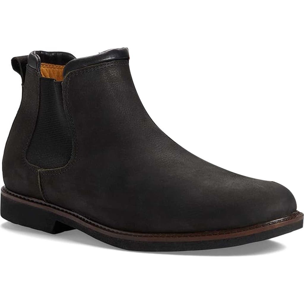 Marc Joseph New York Austin Chelsea Boot In Black Washed Grainy