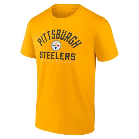 Men's Fanatics Branded Black/Gold Pittsburgh Steelers T-Shirt